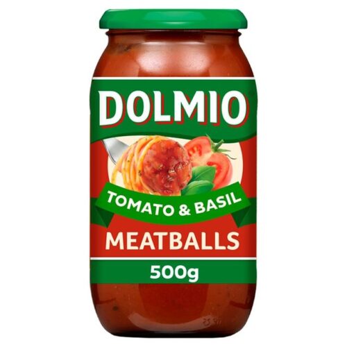 Dolmio Meatball Tomato & Basil Pasta Sauce 500G