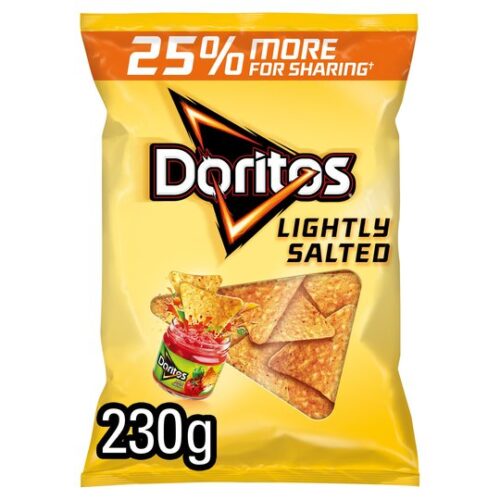 Doritos Lightly Salted Tortilla Chips 230G