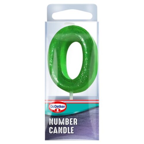 Dr. Oetker Number 0 Candle