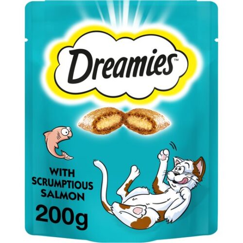 Dreamies Cat Treats With Salmon Mega Pack 200G