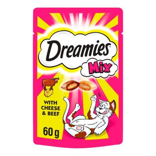 Dreamies Mix Beef & Cheese 60G