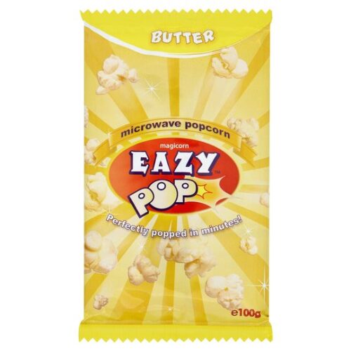 EAZYPOP MICRO POPCORN BUTTER 100g