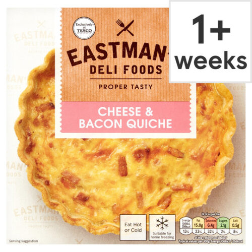 Eastmans Cheese & Bacon Quiche 400G