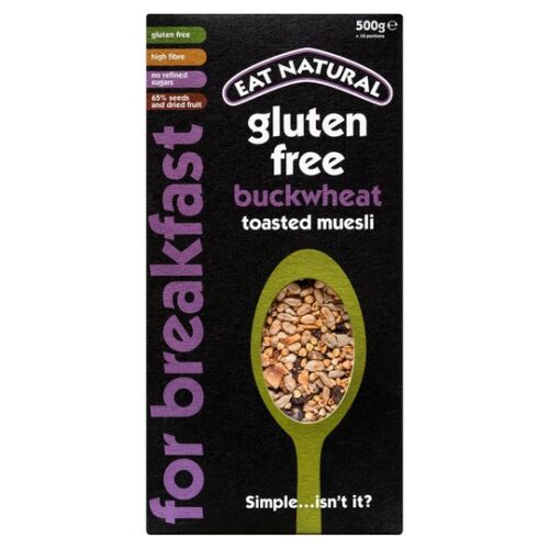 Eat Natural Gluten Free Buckwheat Toasted Muesli 500G