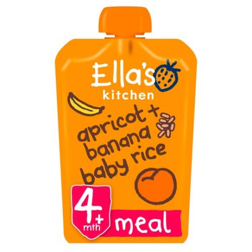Ella’s Kitchen Banana & Apricot Baby Rice 120G