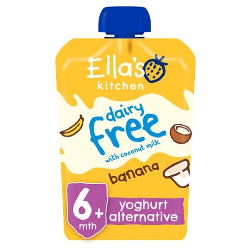 Ella’s Kitchen Dairy Free Coconut Milk Banana & Apple Yogurt 6+Mth 90G