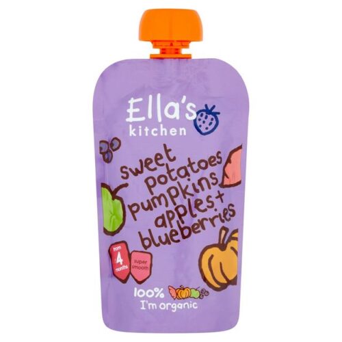 Ella’s Kitchen Sweet Potato Pumpkin Apple & Blueberries 120G