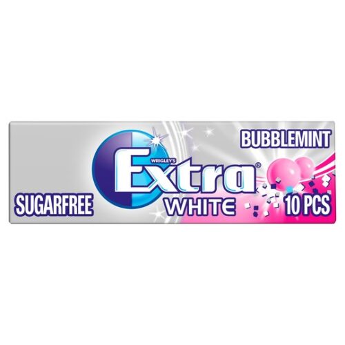 Extra White Bubblemint Gum 10 Pieces