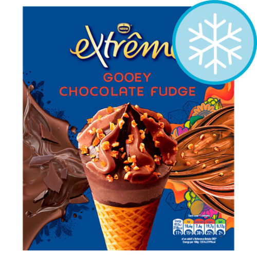 Extreme Gooey Chocolate Fudge Ice Cream Cone 4X120ml