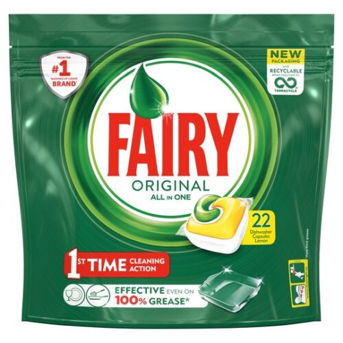 Fairy All In One 22 Lemon Dishwasher Tabs