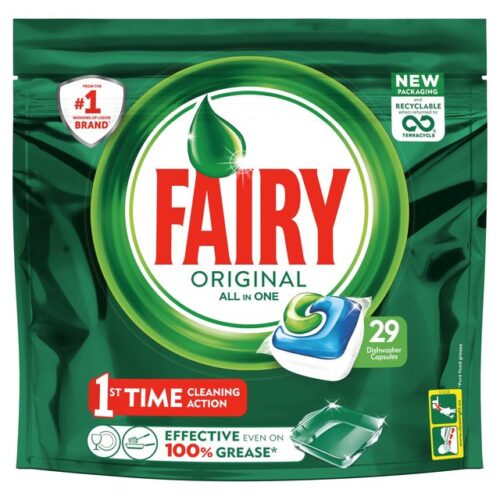 Fairy All In One Dishwasher Original 29 Tablets 391G