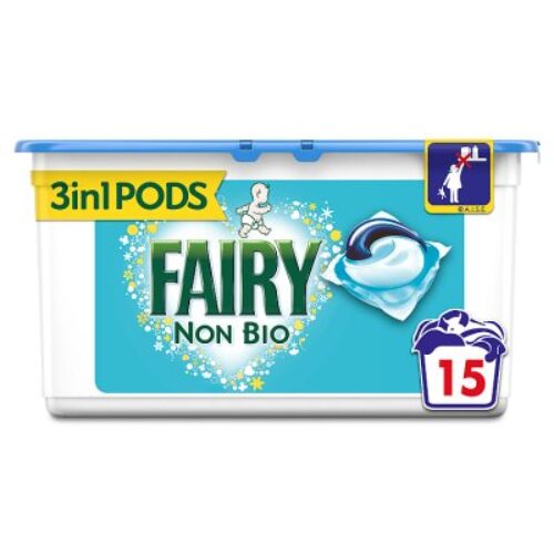 Fairy Non Biological Washing Pods 15 Washes 361.5G