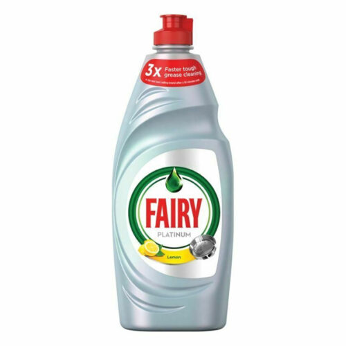 Fairy Platinum Washing Up Liquid Lemon 625Ml