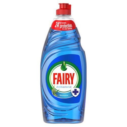 Fairy Washing Up Liquid Antibacterial Eucalyptus 625Ml