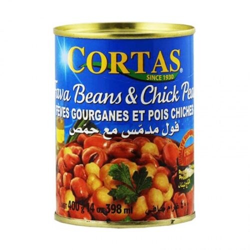 Fava Beans (Foul) With Chickpeas Cortas 400g