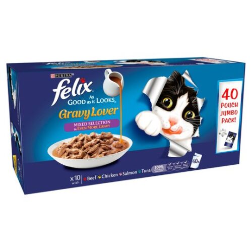 Felix As Good As It Looks Gravy Lover Mixed Selection 40X100g