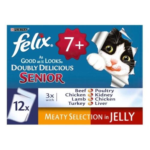 Felix As Good As It Looks Senior Mixed In Jelly 12X100g