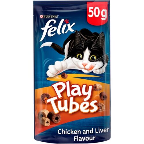 Felix Play Tubes Cat Treats Chicken & Liver 50G