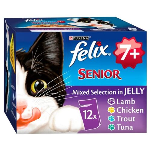 Felix Senior Mixed Selection In Jelly 12X100g