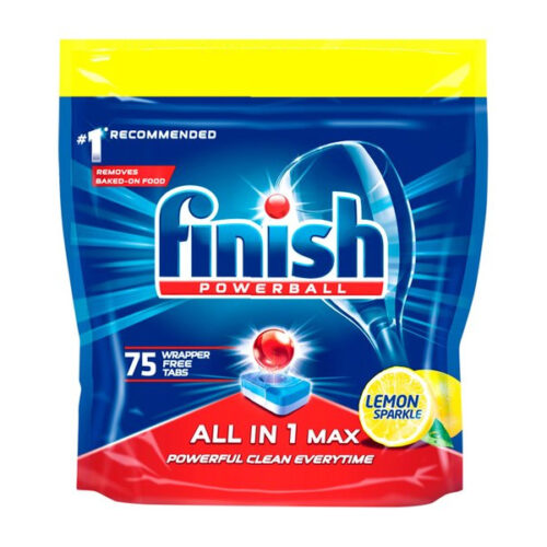 Finish All In 1 Max Lemon 75 Dishwasher Tab 1200G