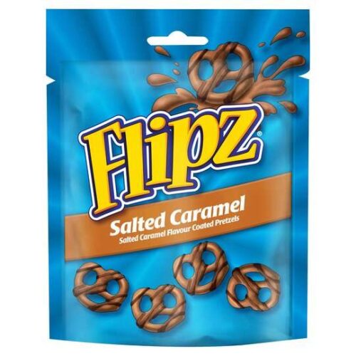 Flipz Salted Caramel Chocolate Pretzels 90G