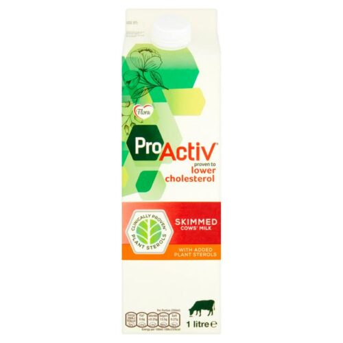 Flora Pro Activ Skimmed Milk 1L