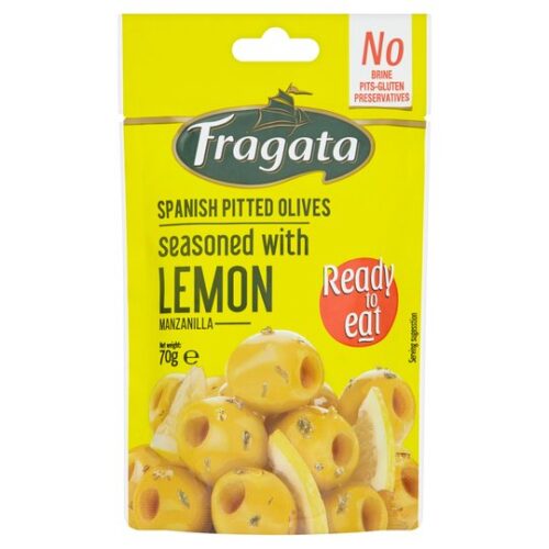 Fragata Snack ‘N Green Olives With Pinch Of Lemon 70G