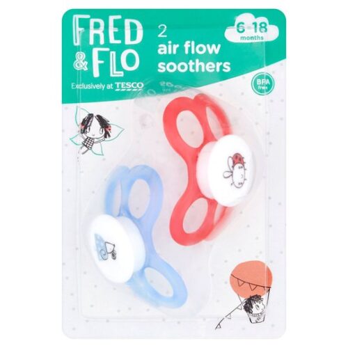 Fred & Flo Air Flow Soothers 2 Pack