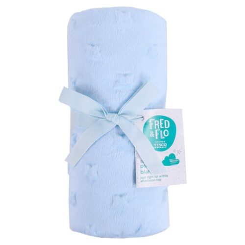 Fred&Flo Popcorn Blanket Blue Star