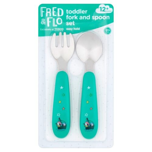 Fred & Flo Toddler Fork And Spoon Set
