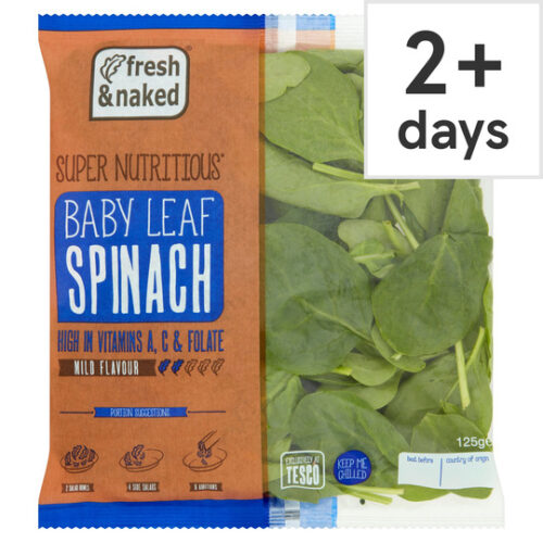 Fresh & Naked Spinach 125G