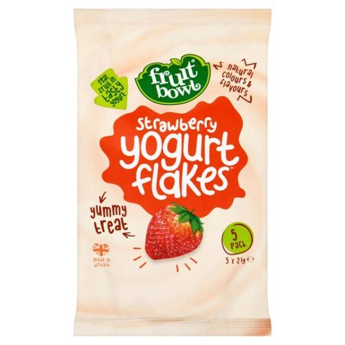 Fruit Bowl Yogurt Flakes Strawberry 5X21g