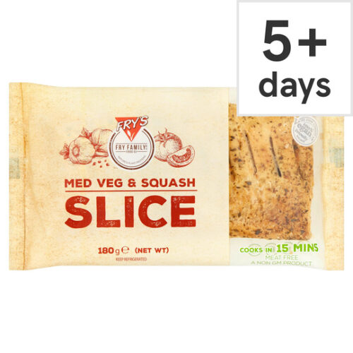 Fry’s Meat Free Medium Vegetable & Squash Slice 180G