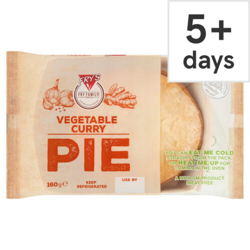 Fry’s Vegan Vegetable Curry Pie 160G