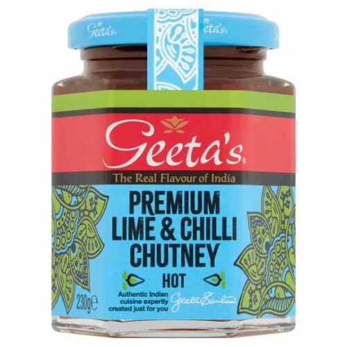 Geeta’s Premium Lime & Chilli Chutney 230G