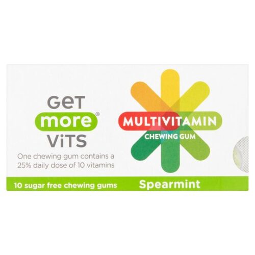 Get More Multi Vitamins Spearmint Chewing Gum 10 Pack