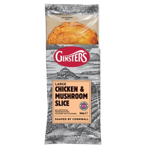 Ginsters Chicken And Mushroom Slice 204G