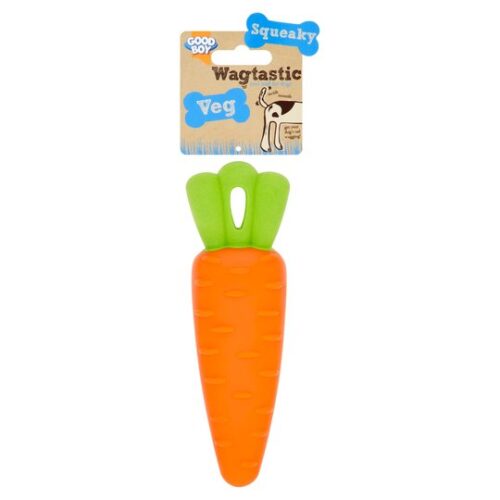 Good Boy Wagtastic Squeak Vegetable Dog Toys