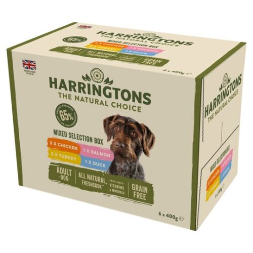 Harringtons Adult Dog Mixed Selection Box 6X400g