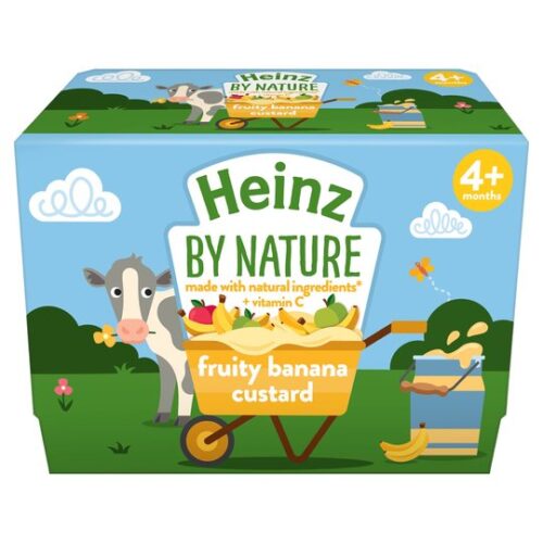 Heinz Banana Custard 4X100g