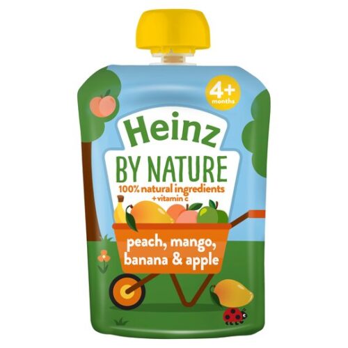 Heinz Fruit Pouch Peach Mango & Banana 100G