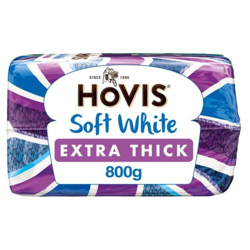 Hovis Soft White Extra Thick Bread 800G