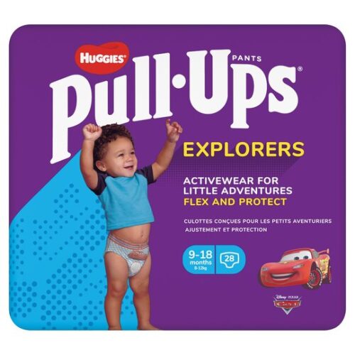 Huggies Pull Ups Explorers 9-18 Months Blue 28Pk