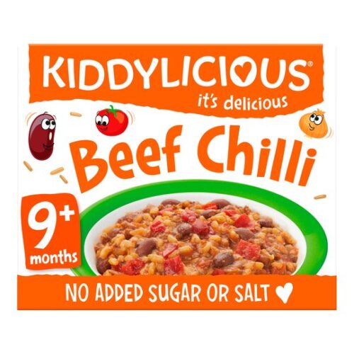 Kiddylicious Beef Chilli With Wholegrain Rice 180G