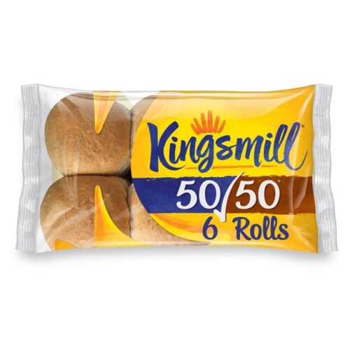 Kingsmill 50/50 Rolls 6 Pack