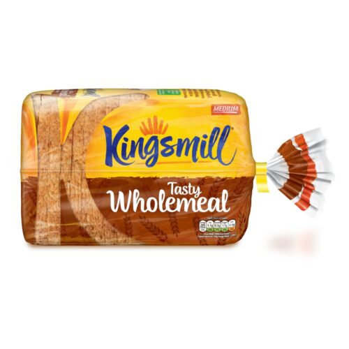 Kingsmill Tasty Wholemeal Medium Bread 800G