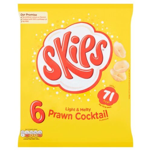 Kp Skips Prawn Cocktail Crisps 6 X 13.1G