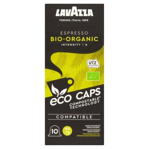 Lavazza Eco Caps Espresso Biological Organic 10 Capsules 53G