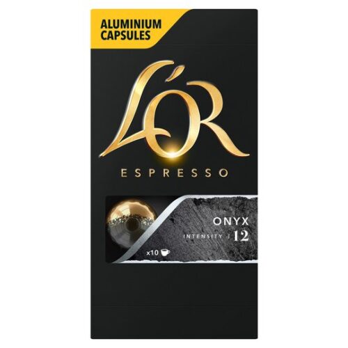 L’or. Espresso Onyx Ground Coffee 10 Capsules 52G