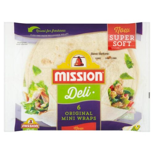 Mission Deli. Mini Wrap Original 6 Pack